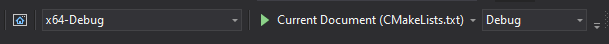 Visual Studio run current document